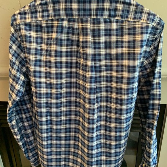 Ralph Lauren Classic Fit Long Sleeve Button Down Shirt Plaid Cotton Men SP - Picture 10 of 12
